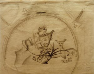 Uit een oosters sprookje door August Macke
